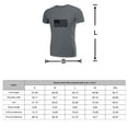 thumbnail image 5 of Coolnut Men's T Shirt Odor Protection Short, Distressed Black And White American Flag Mens Short Sleeve Tees, Grey Crew-Neck Casual Tee Shirts, XL, 5 of 6