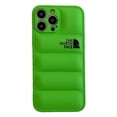 thumbnail image 1 of Funda Ondulada De Silicona Líquida 3D The North Face Para iPhone 14 13 12 11 Pro Max 14Plus Moda popular Marca Esponjosa Forma De Chamarra De Pluma squar LZIJ, 1 of 4