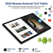 2026 Newest 11 inch Android 14 Tablet, 18GB RAM, 128GB ROM,2K Display, Octa-Core ,13MP+5MP+5MP Camera, Quad Stereo Speakers