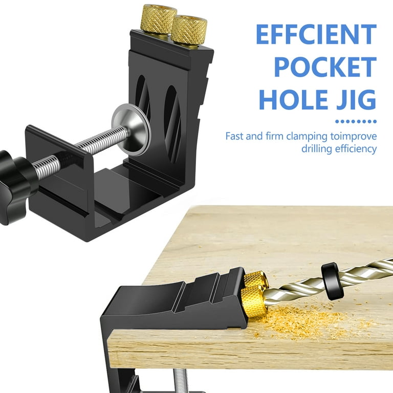 Pocket Hole Jig Kit Quick Inclined Hole Doweling Jig 15 Degree