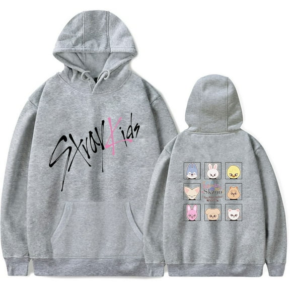 YOOTO Stray Kids Tour Merch Hoodies New Logo Kpop Felix Hyunjin Fashion Cool Hoodie Men Women Sweatshirts Cosplay Long Sleeve