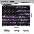 thumbnail image 7 of Yuyamidu Purple Camo American Flag Car Trunk Mat 29" x 39", Universal Anti-Slip Cargo Liner for SUV Sedan Truck, Dirt-Resistant Easy Clean Auto Interior Decor Fits Most Vehicle, 7 of 7