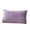 Purple, variant on Leodye 1 Pack Rectangle Velvet Throw Pillow Cover Colour Waist Pillow Cushion, Soft Cozy Solid Decorative Luxury Cushion Cases for Couch Sofa Bed -11.81×19.68inch