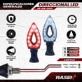 thumbnail image 3 of Direccionales Para Moto Rasen Led Tipo Flecha Universal   azul, 3 of 5