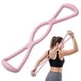 thumbnail image 6 of Figure 8 Resistance Band with Handles, Elastic Bands for Working Out, Arm, Back, Shoulder Training Elastic Ropes, Exercise Equipment for Yoga, Pilates, Pink, AKLJWH, 6 of 9