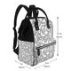 thumbnail image 2 of Disketp Snake Mochila de Pañales de Gran Capacidad con Múltiples Bolsillos, Mochila de Viaje Multifuncional para Bebé, Unisex, Moderna y Resistente, 2 of 6