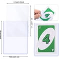 thumbnail image 2 of 200 Pcs Pochettes pour Cartes à Collectionner, Format Standard, Protège-Cartes et Pochettes Transparentes Souples, Pochettes Protectrices pour Cartes à Collectionner, Cartes de Sport, Cartes de Baseball, Cartes de Jeu, 2 of 5