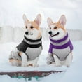 thumbnail image 3 of QBLEEV Warm Dog Winter Coat Cold Weather Jacket Windproof Reflective Turtleneck Dog Vest with Plush Neckline D-Ring for Leash Thick Fleece Lining Outdoor Pet Apparel, 3 of 8