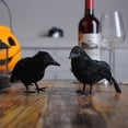 thumbnail image 3 of Transemion Halloween Party Decoration - Festive Ambiance And Clear Texture Simulation Crow Straight crow 1Set, 3 of 6