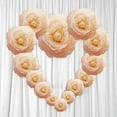 thumbnail image 2 of Efavormart 2 Pack 24" Large Rose Gold | Blush Real Touch Artificial Foam Craft Roses, 2 of 8