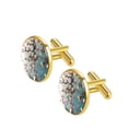 thumbnail image 2 of Tree Elegant Shirt Cufflinks Set Made of Stainless Steel for Formal Occasions, 2 of 6