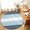 Haze blue light blue, variant on Area Rugs 5'x7', Navy Blue Aqua Stripe Carpet Runner Indoor Outdoor Rugs Home Decor Aesthetic, Modern Art Horizontal Striped Non Slip Mats Washable Accent Rug for Living Room Bedroom