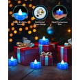thumbnail image 2 of Velas de té LED BEICHI, 50 unidades, color azul, 2 of 6