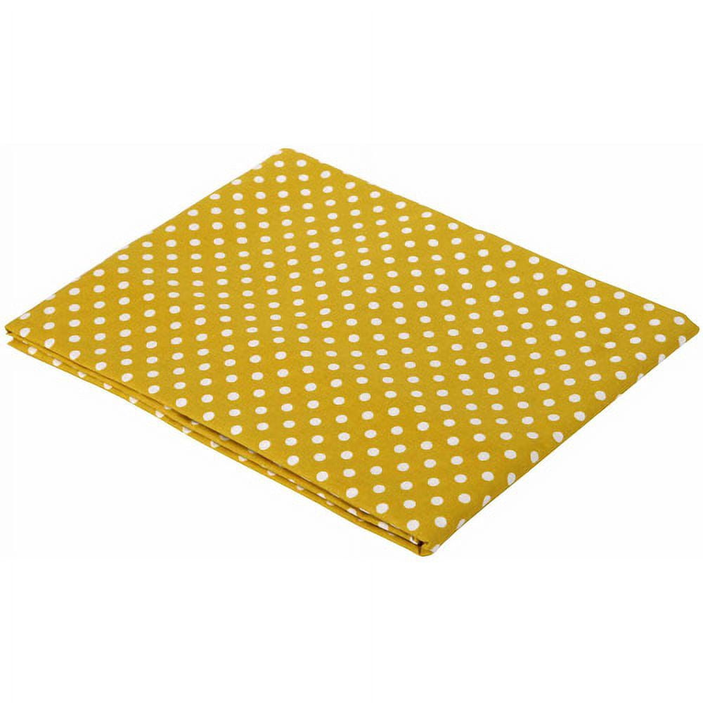 Bacati - Pin Dots Fitted Crib Sheet 100% Cotton Percale,  Available in Multiple Colors