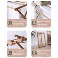 thumbnail image 4 of Folding Bamboo Laundry Drying Rack, Dry Multiple Items Wooden Laundry Clothes Rack  for Towel, 4 of 8