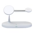 thumbnail image 2 of Cargador Inalámbrico Magnético 15W Dock Carga Rápida Para Airpods 2 / Pro Blanco Sunnimix reloj estación de carga, 2 of 8