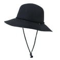thumbnail image 6 of Janrevotw Women'S Wide-Brimmed Sun Hat With Wind Lanyard Beach Large-Brimmed Dome Straw Hat Sunshade Fashion Sun Hat, 6 of 10