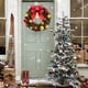 thumbnail image 4 of Christmas Bow Pineneedle Wreath With Christmas Gift Package Ornaments Simulation Wreath Door Window Fireplace Christmas Tree Ornaments, 4 of 6