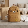 thumbnail image 7 of JKCCZLL Cute Bear Backpack for Women Nylon Cartoon  Daily Bag Lightweight Travel Daypack with Soft Cloud Pendant ，,Brown, 7 of 7