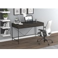 thumbnail image 1 of Safdie & Co. Computer Desk-49" Grey Wood 2 Drawers/Black Metal, 1 of 3