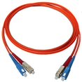 thumbnail image 1 of Optic Fiber Network Cable OM1 SC to SC Orange 2 meters (6.5 ft), 1 of 1