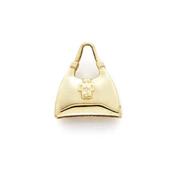 14k Yellow Gold Handbag Pendant - 2.1 Grams