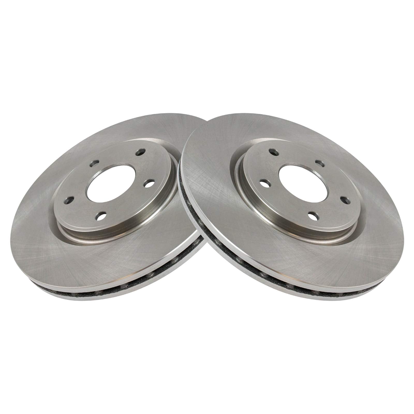 TRQ Front Disc Brake Rotor Pair Set for 2012-2015 Cargo Van / 2011-2018 Grand Caravan / 2012-2018 Journey / 2017-2019 Pacifica / 2012-2014 Routan / 2012-2016 Town & Country
