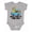 AC-Heather Grey, variant on My First Trip to the Zoo Animals Boys or Girls Baby Bodysuit