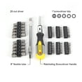 thumbnail image 3 of WorkPro Ratcheting Screwdriver Set - 64 Piece,Multi-Bit Screwdriver,Nut Drivers and Bits, 3 of 9