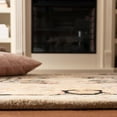 thumbnail image 4 of SAFAVIEH Savonnerie Carthach Bordered Wool Area Rug, Ivory/Gold, 6' x 6' Round, 4 of 10
