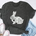 thumbnail image 6 of EcoLoom Love Bunny Rabbit Lover Animal Pet Owner Easter Short Sleeve Unisex T Shirt, 6 of 6