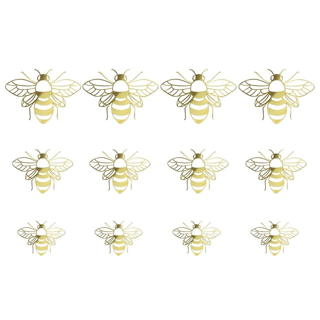 JJKBVCLO 12 - Hollow Bee Home Decoration Festive Party Arrangement Cardboard Home Wall Decoration Wall Sticker