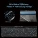 thumbnail image 2 of Rollo de papel de regalo CMFYHM, 86 cm x 37 m, celofán azul con lunares, 2 of 6