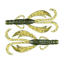 Big Bite Baits 5 inch Battle Bug Soft Plastic Creature Bait (Black Blue Flake)