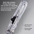 thumbnail image 4 of Transparent Metal Punching File Clip for Binding and Paper Pushing 1 Pack, 4 of 5