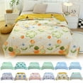 thumbnail image 2 of RBCKVXZ Twin Quilt, Soft Washable Printed Quilt, Lightweight Bedspread for Summer, Thin Comforter Conditioned Blanket Guest Room Bedding, 2 of 9