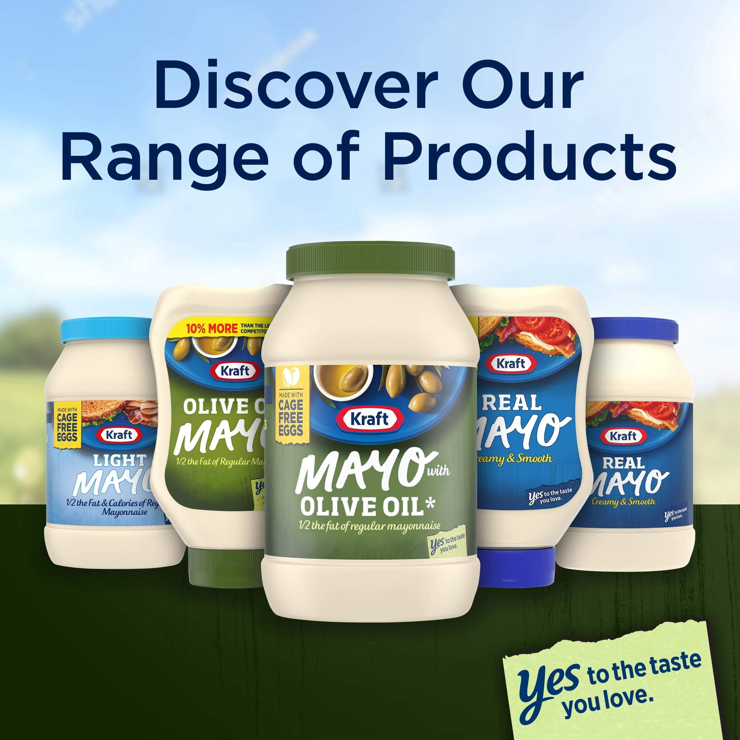 Kraft Mayo with Olive Oil, 30 oz (Pack of 18)