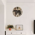thumbnail image 4 of Round Analog Wall Clocks with Non-Ticking Sweep Movement,Battery Operated Clcoks Decorative for Home,Office-Wall Art Print Of Old Newspaper With The Silhouette Of Bear(12inch), 4 of 4