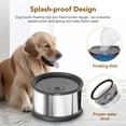 thumbnail image 2 of Cuenco de agua para perros UPSKY de acero inoxidable de 3,5 L a prueba de derrames, 2 of 7