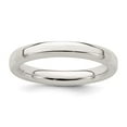 thumbnail image 3 of 925 Sterling Silver 3mm Bevel Edge Band Ring Size 10.5, 3 of 7