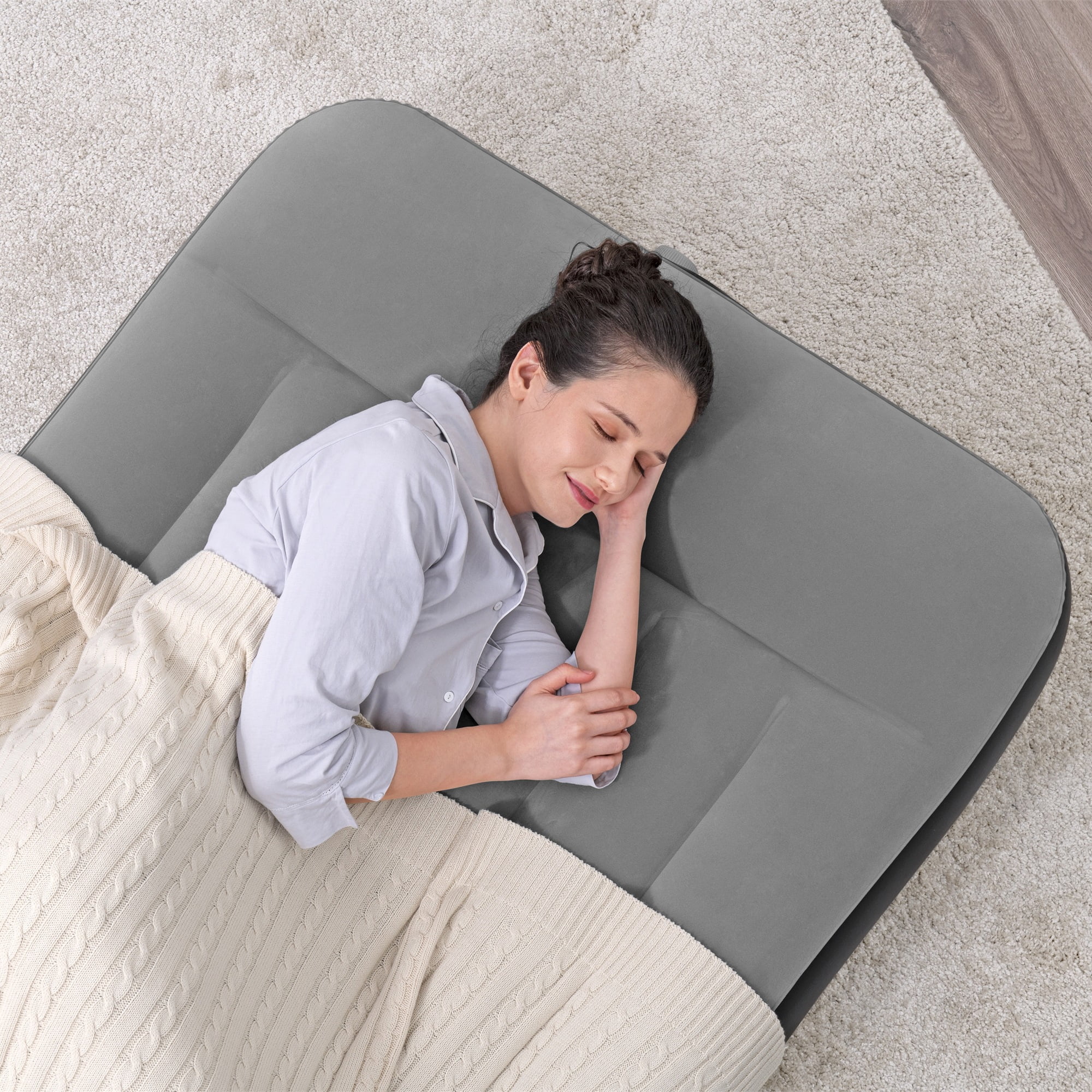Bestway Tritech Air Mattress Twin 12” with Built-in AC Pump