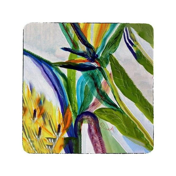 Betsydrake CT1162 Teal Paradise II Coaster - Set of 4