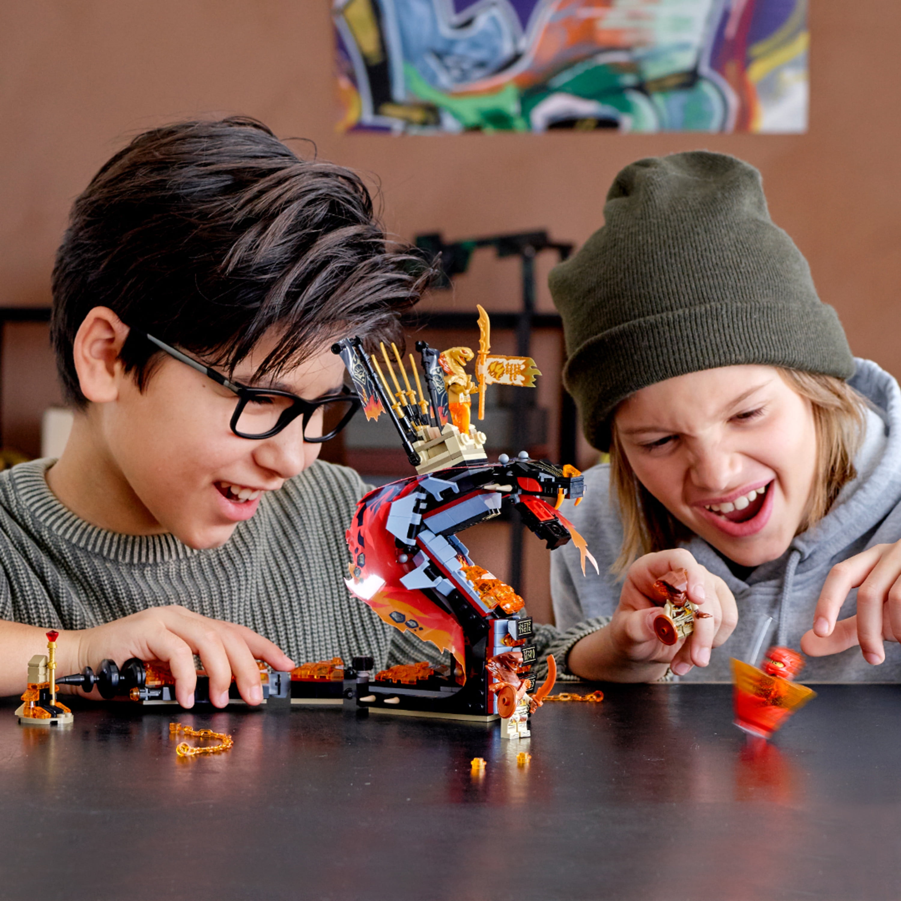 LEGO NINJAGO Fang 70674 Snake Building Toy for Kids with Ninja Minifigures (463 pieces) - Walmart.com