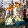 thumbnail image 3 of Carpa Kelty Wireless independiente para camping, 2 personas, con 2 puertas, 3 of 9