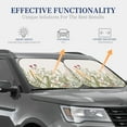 thumbnail image 4 of Haiem Herbs and Wildflowers Car Windshield Sun Shade (2 Pieces) Foldable Windshield Sun Shade Car Accessories for Truck SUV Pickup-Medium, 4 of 7