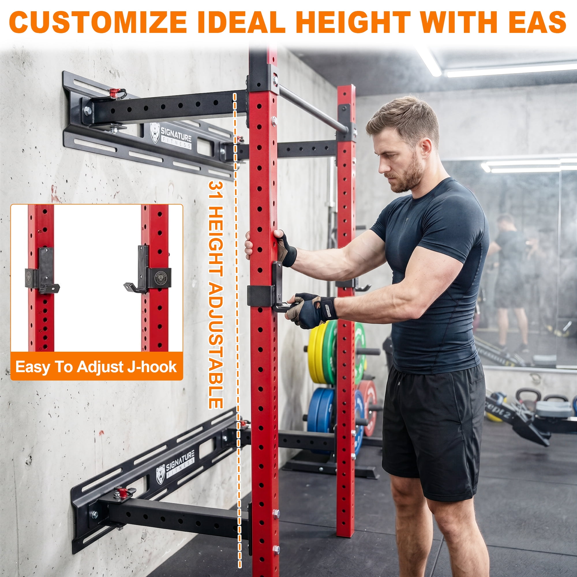 FlexWave HRCK1 Half Rack Conversion Kit, Red & Black, 3x3 Steel