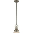 thumbnail image 2 of Volume Lighting  1-Light Indoor Brushed Nickel Downrod Mini Pendant - Brushed Nickel, 2 of 2