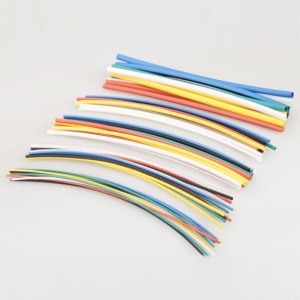 5size 70pcs Assortment 2:1 Heat Shrink Tubing Tube Sleeving Wrap Wire Cable Kit 