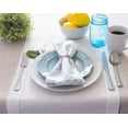thumbnail image 3 of DII Natural Solid Chambray 70" Round Tablecloth, 3 of 5
