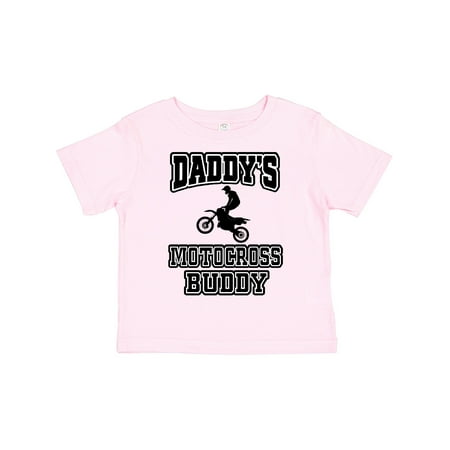 

Inktastic Daddys Motocross Buddy Boys or Girls Toddler T-Shirt